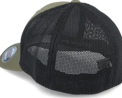 Clearance Iconic Organic Aloha Sunset Olive Mesh Flexfit -