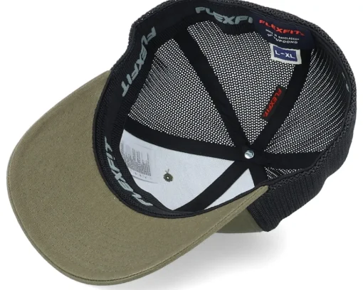 Clearance Iconic Organic Aloha Sunset Olive Mesh Flexfit -