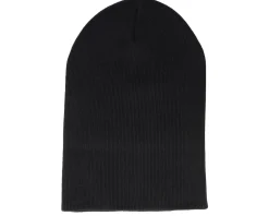 Organic Beanies | Blank Beanies-Beechfield Organic Cotton Cuff - Black