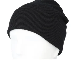Organic Beanies | Blank Beanies-Beechfield Organic Cotton Cuff - Black