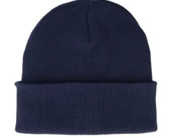 Organic Beanies | Blank Beanies-Beechfield Organic Cotton Cuff - Black