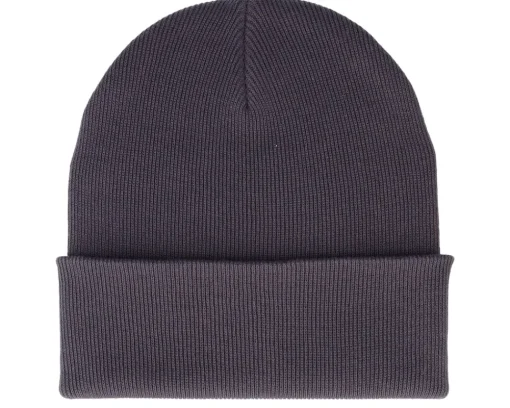 Organic Beanies | Blank Beanies-Beechfield Organic Cotton Cuff - Black
