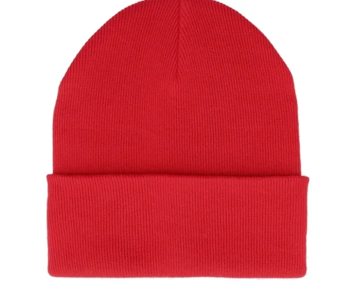Organic Beanies | Blank Beanies-Beechfield Organic Cotton Cuff - Black