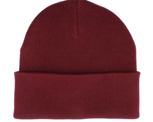 Organic Beanies | Blank Beanies-Beechfield Organic Cotton Cuff - Black