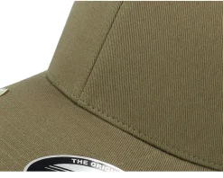 Blanks-Flexfit Organic Cotton Burntolive - Green
