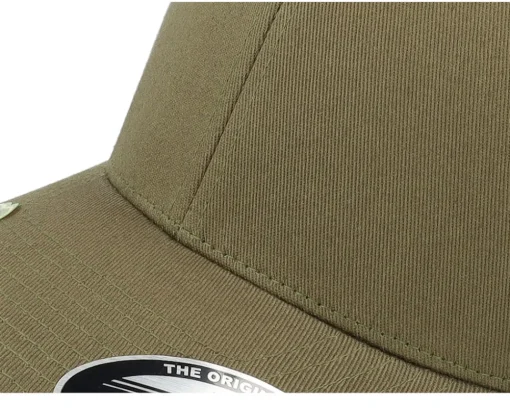Blanks-Flexfit Organic Cotton Burntolive - Green