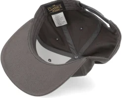 Snapback-Yupoong Organic Cotton Dark Snapback - Grey