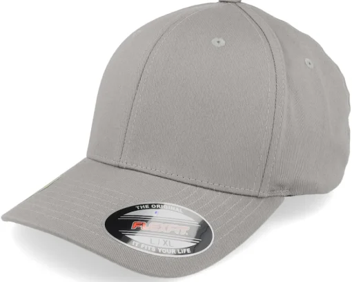 Flexfit | Blanks-Flexfit Organic Cotton Pale - Grey