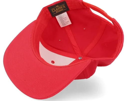 Organic Caps-Yupoong Organic Cotton Snapback - Red