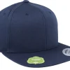 Snapback-Yupoong Organic Navy Snapback - Blue