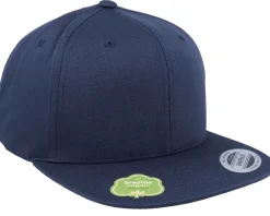 Snapback-Yupoong Organic Navy Snapback - Blue