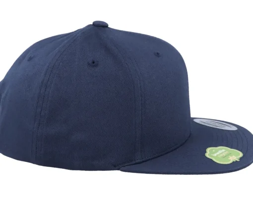 Snapback-Yupoong Organic Navy Snapback - Blue