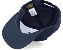 Snapback-Yupoong Organic Navy Snapback - Blue