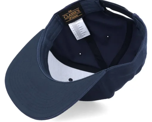 Snapback-Yupoong Organic Navy Snapback - Blue