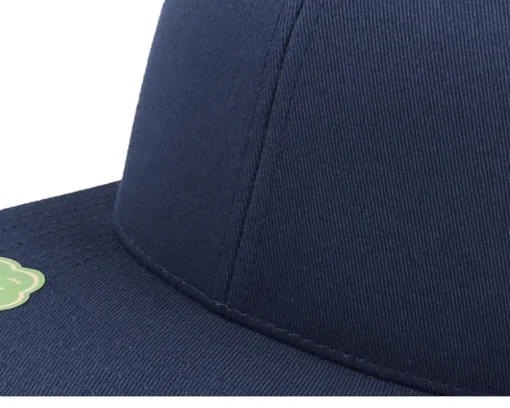 Snapback-Yupoong Organic Navy Snapback - Blue