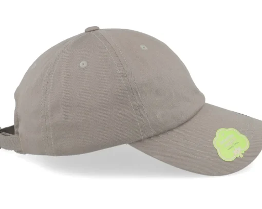 Best Yupoong Organic Pale Dad Cap - Grey