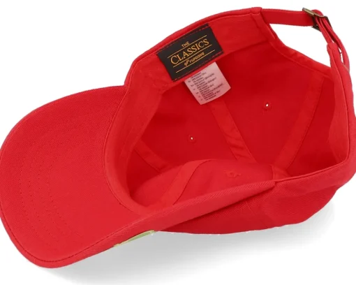 Blanks-Yupoong Organic Dad Cap - Red