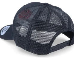 Outlet Iconic Organic Red Rose Petal Black Trucker -