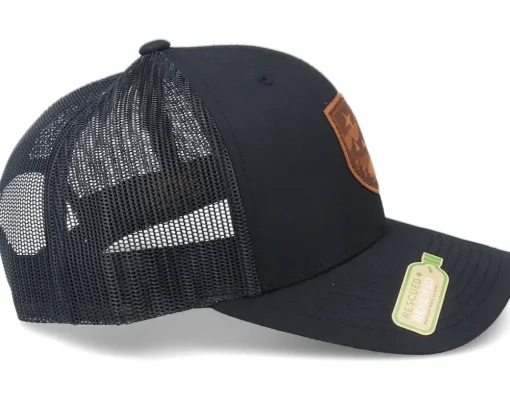 Trucker-Wild Spirit Organic Starry Mountain Patch Black Trucker -