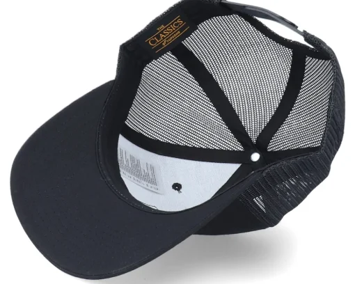 Trucker-Wild Spirit Organic Starry Mountain Patch Black Trucker -