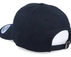 Organic Caps-Iconic Organic Tiny Paper Boat Black Dad Cap -