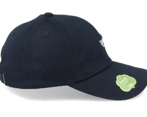 Organic Caps-Iconic Organic Tiny Paper Boat Black Dad Cap -