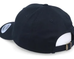 Organic Caps-Iconic Organic Tiny Poop Emoji Black Dad Cap -
