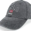 Dad Cap-Iconic Oslo Norway Washed Dad Cap - Black