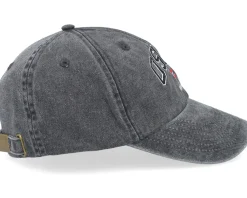 Dad Cap-Iconic Oslo Norway Washed Dad Cap - Black