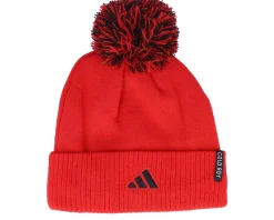 New Adidas Ottawa Senators NHL Cuff Beanie Pom - Red