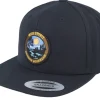 Snapback-Wild Spirit Outdoor Landscape Sunset Logo Black Snapback -