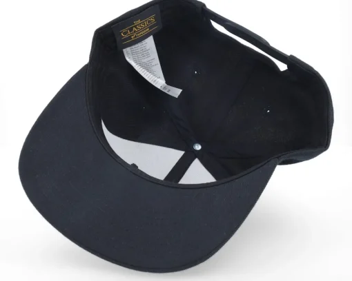 Snapback-Wild Spirit Outdoor Landscape Sunset Logo Black Snapback -