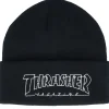 Skate-Thrasher Outlined Cuff - Black