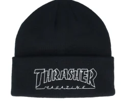 Skate-Thrasher Outlined Cuff - Black