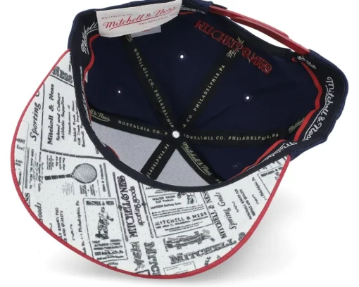 Online Mitchell & Ness Own Brand Game Set Navy/Red Adjustable -