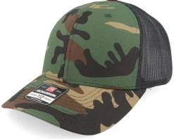Trucker-Richardson 112p Green Camo/Black Trucker -