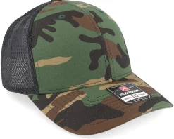 Trucker-Richardson 112p Green Camo/Black Trucker -