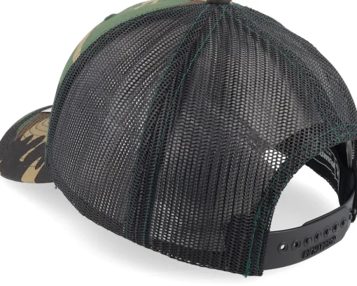 Trucker-Richardson 112p Green Camo/Black Trucker -