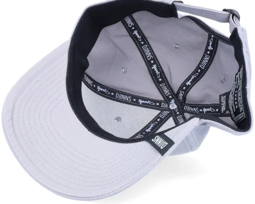Adjustable-Djinns 6P Truefit 2.0 Brushed Twill Grey Adjustable -