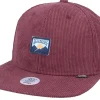 Snapback-Djinns 6P Truefit Cord Mountains Wine Snapback -