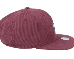 Snapback-Djinns 6P Truefit Cord Mountains Wine Snapback -