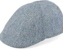 Flat Caps-Mayser Paddy Casual Blue Flat Cap -