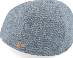 Flat Caps-Mayser Paddy Casual Blue Flat Cap -