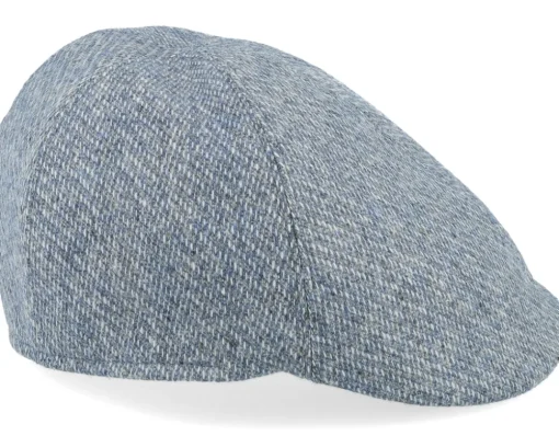 Flat Caps-Mayser Paddy Casual Blue Flat Cap -