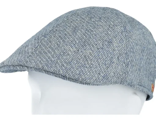 Flat Caps-Mayser Paddy Casual Blue Flat Cap -