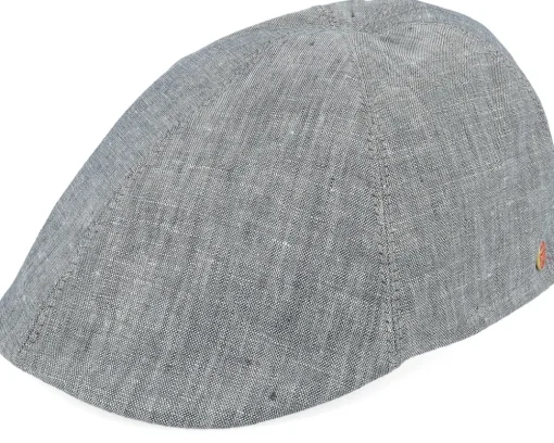 Flat Caps-Mayser Paddy Leashes Grey Flat Cap -