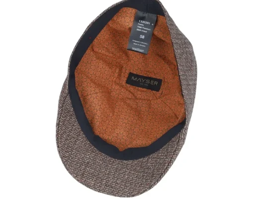 Online Mayser Paddy Premium Brown Flatcap -