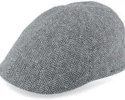 Flat Caps-Mayser Paddy Premium Grey Flatcap -