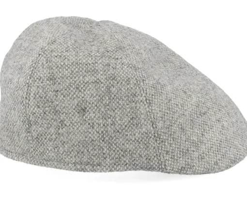 Flat Caps-Mayser Paddy Tweed Flat Cap - Grey