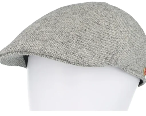 Flat Caps-Mayser Paddy Tweed Flat Cap - Grey